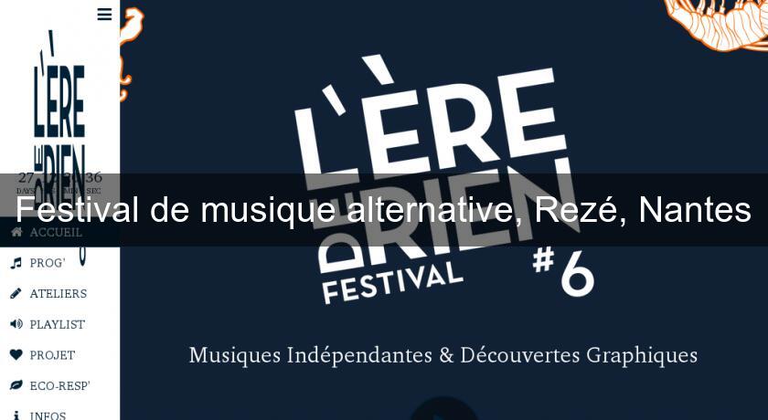 Festival de musique alternative, Rezé, Nantes