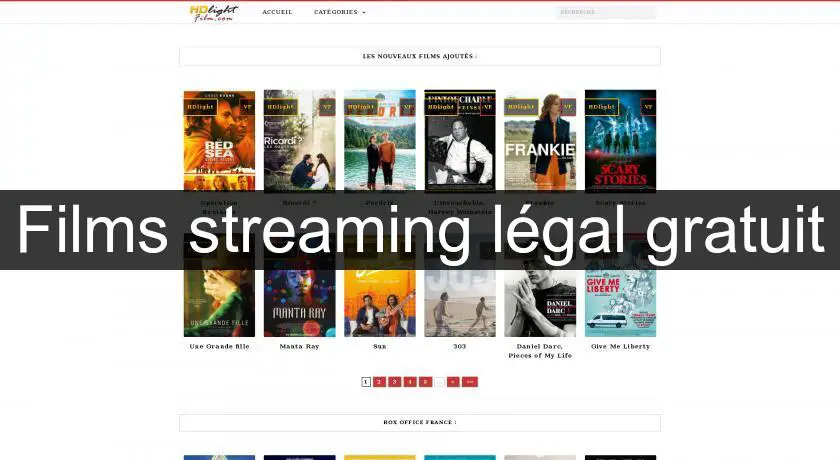 Films streaming légal gratuit