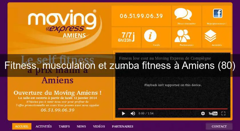 Fitness, musculation et zumba fitness à Amiens (80)