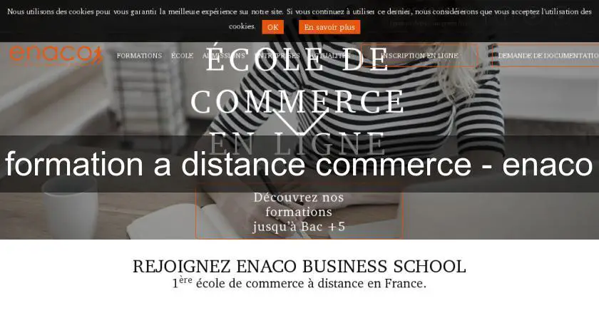 formation a distance commerce - enaco