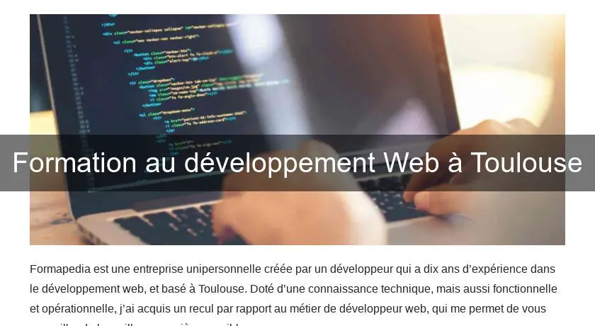 Formation au développement Web à Toulouse