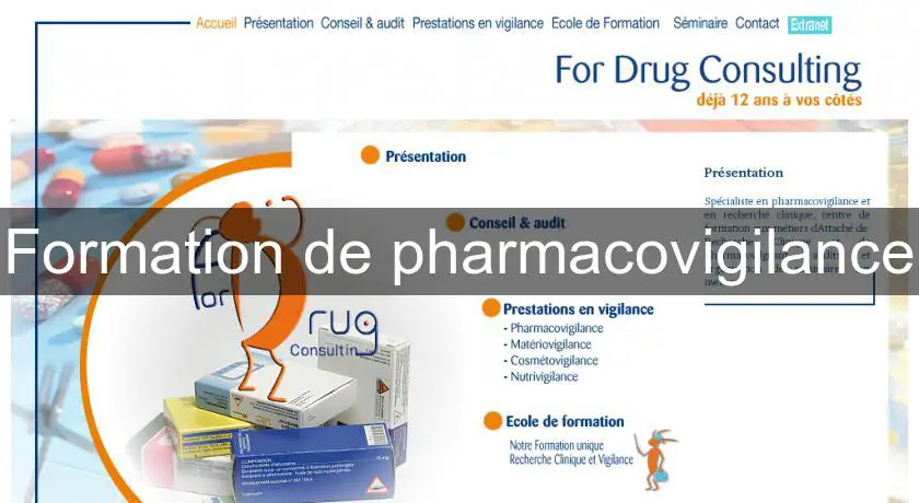 Formation de pharmacovigilance