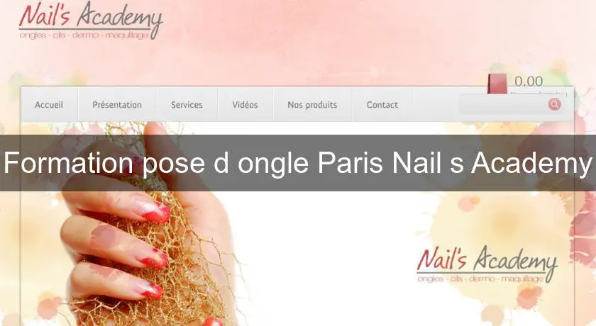 Formation pose d'ongle Paris Nail's Academy