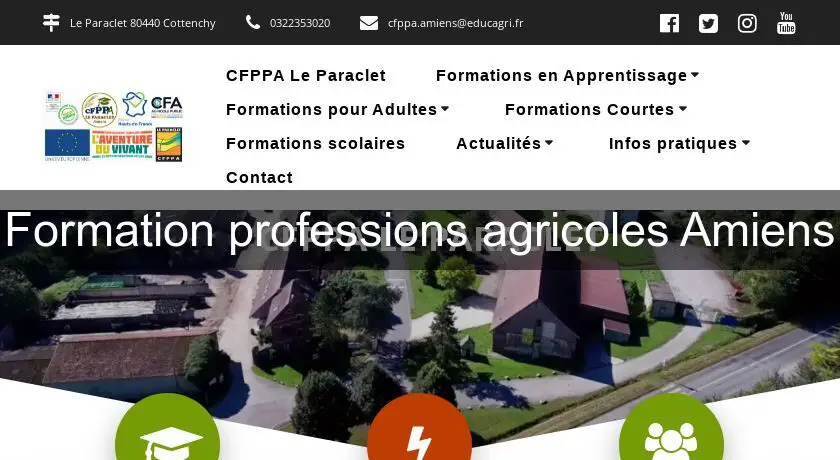 Formation professions agricoles Amiens