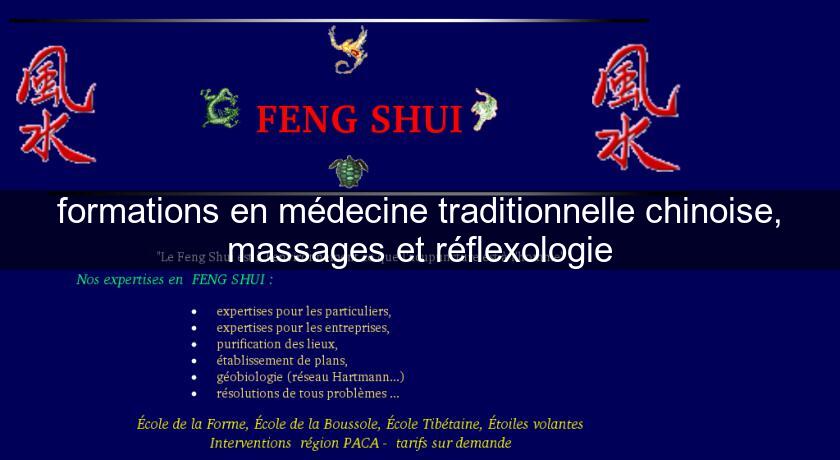 formations en médecine traditionnelle chinoise, massages et réflexologie
