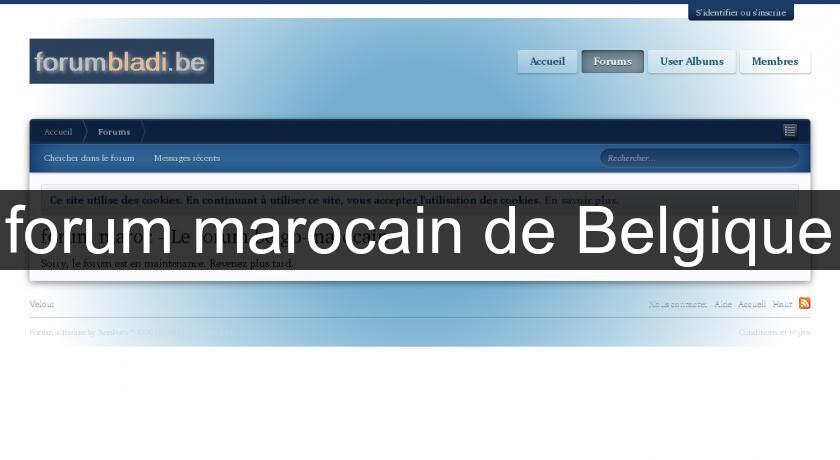 forum marocain de Belgique