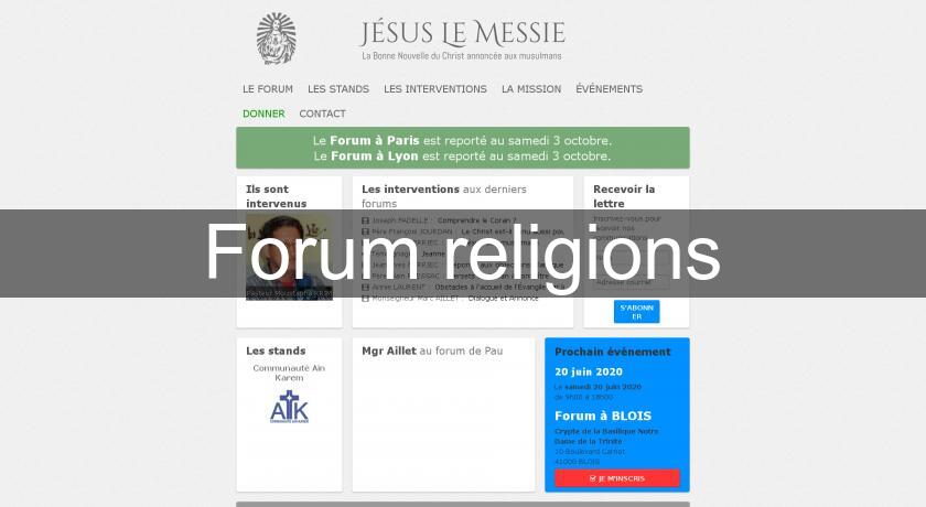 Forum religions