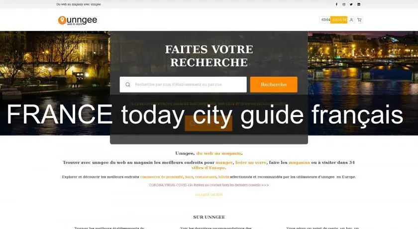 FRANCE today city guide français 