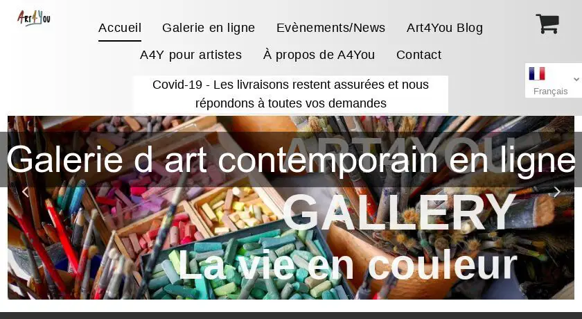 Galerie d'art contemporain en ligne