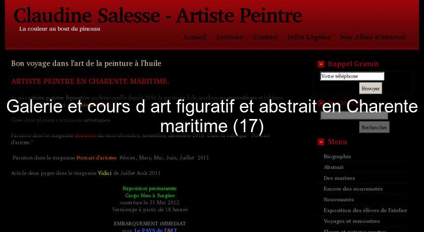 Galerie et cours d'art figuratif et abstrait en Charente maritime (17)