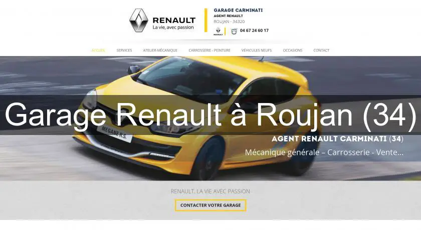 Garage Renault à Roujan (34)