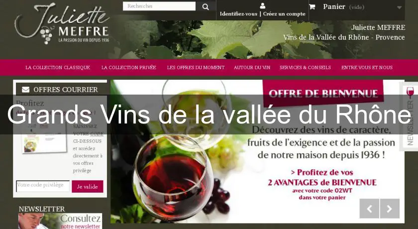 Grands Vins de la vallée du Rhône