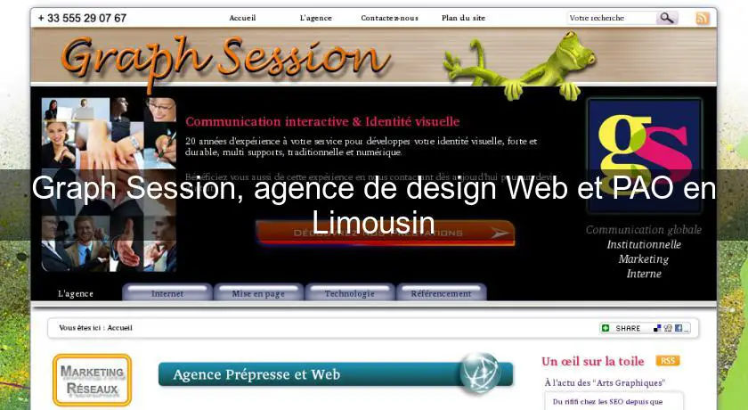 Graph Session, agence de design Web et PAO en Limousin