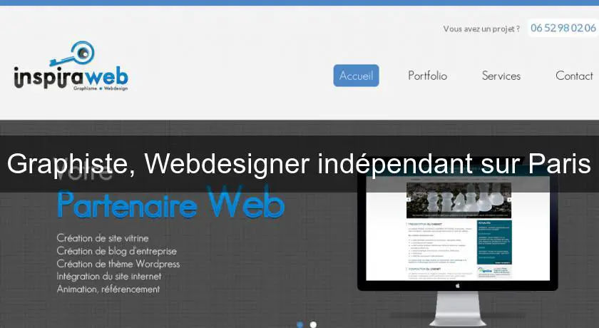 Graphiste, Webdesigner indépendant sur Paris
