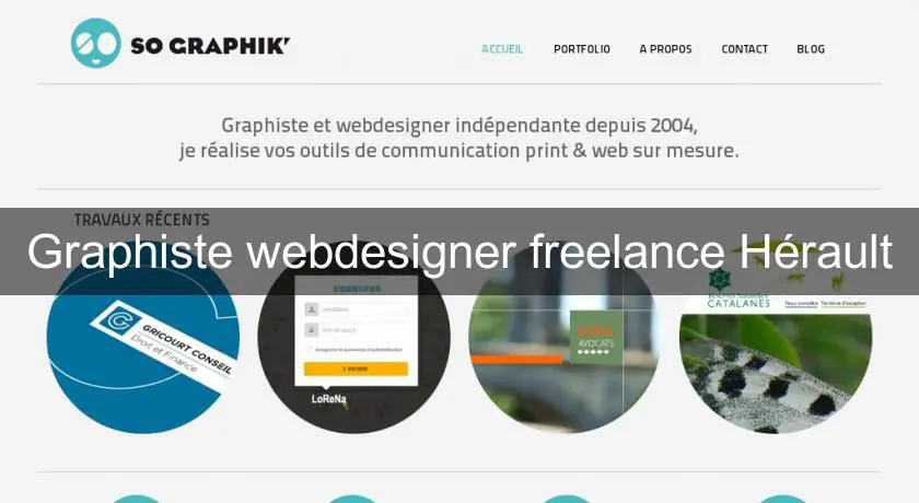 Graphiste webdesigner freelance Hérault