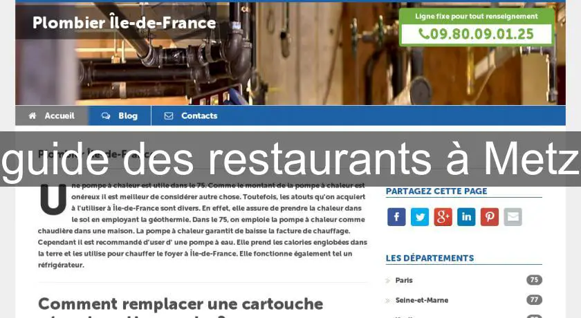 guide des restaurants à Metz