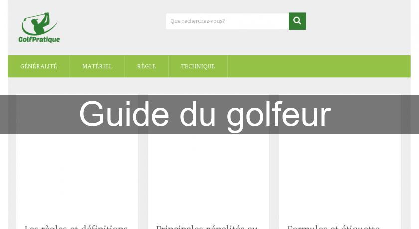 Guide du golfeur 