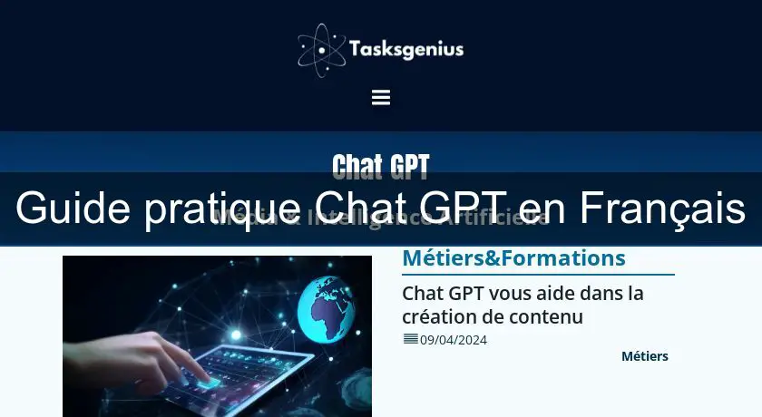 Guide pratique Chat GPT en Français