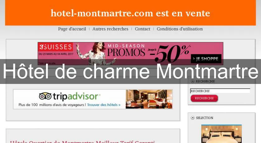 Hôtel de charme Montmartre