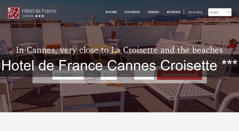 Hotel de France Cannes Croisette ***