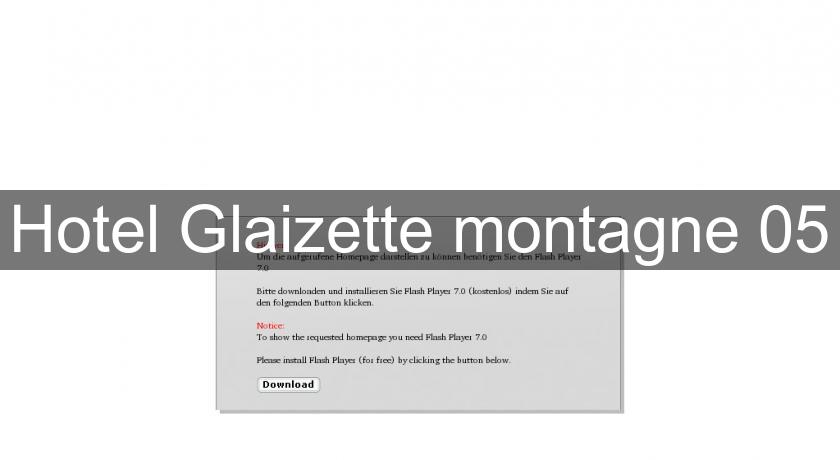 Hotel Glaizette montagne 05