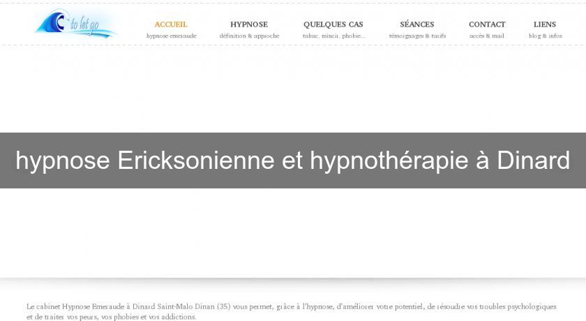 hypnose Ericksonienne et hypnothérapie à Dinard