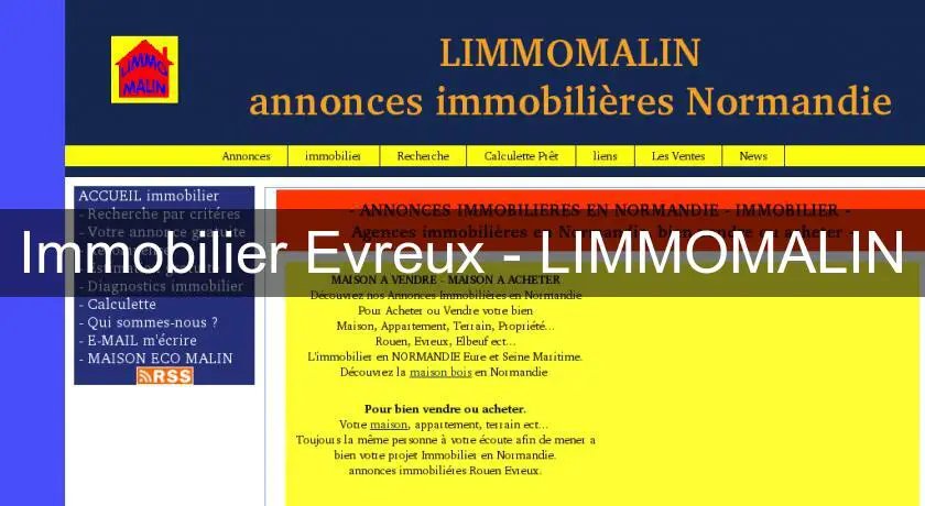 Immobilier Evreux - LIMMOMALIN