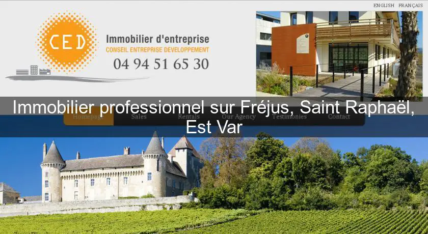 Immobilier professionnel sur Fréjus, Saint Raphaël, Est Var