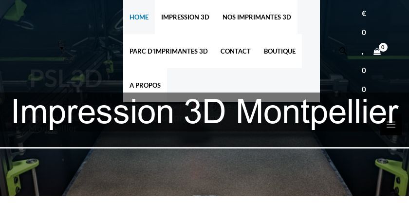 Impression 3D Montpellier