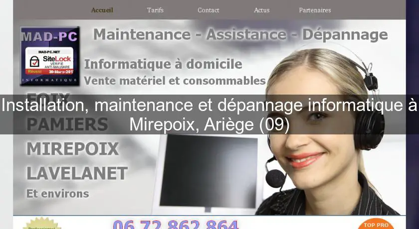 Installation, maintenance et dépannage informatique à Mirepoix, Ariège (09)