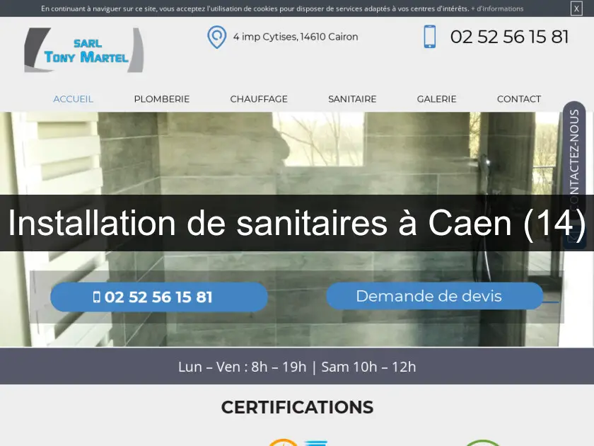 Installation de sanitaires à Caen (14)