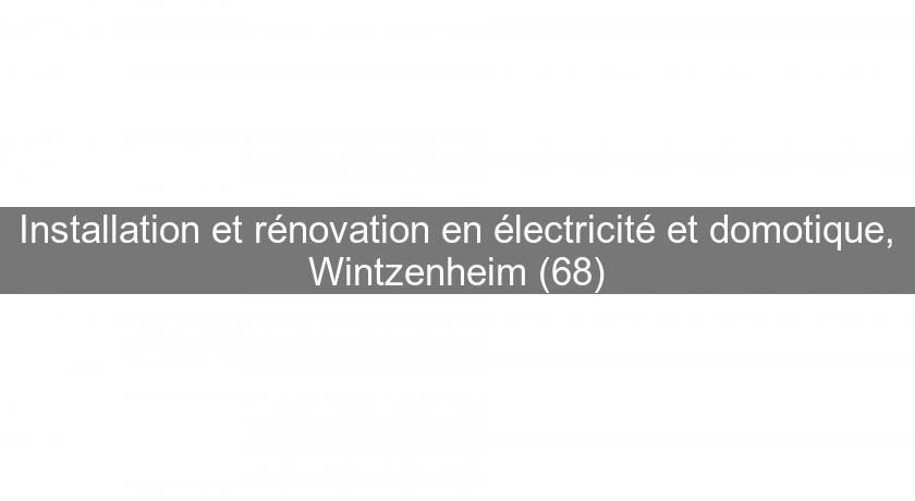 Installation et rénovation en électricité et domotique, Wintzenheim (68)