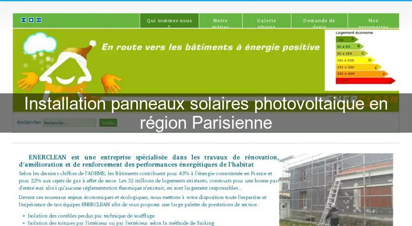 Installation panneaux solaires photovoltaique en région Parisienne