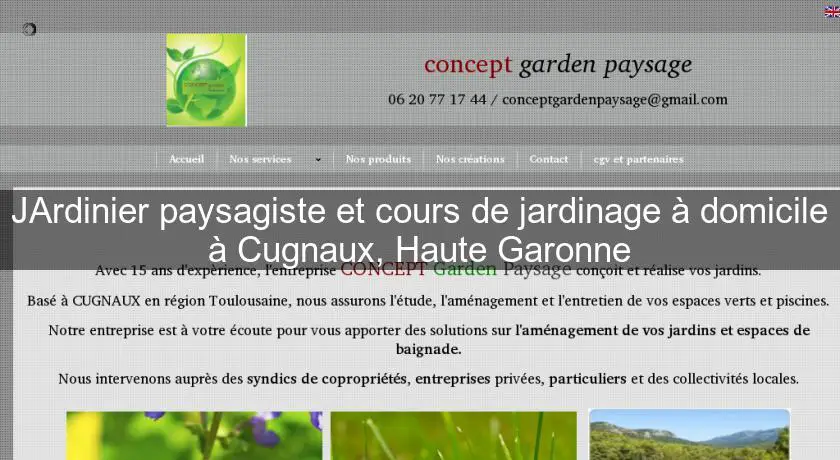 JArdinier paysagiste et cours de jardinage à domicile à Cugnaux, Haute Garonne