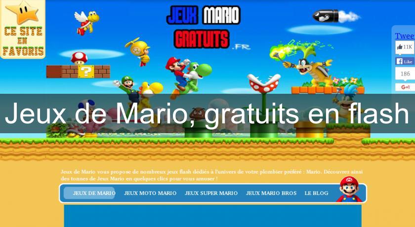 Jeux de Mario, gratuits en flash