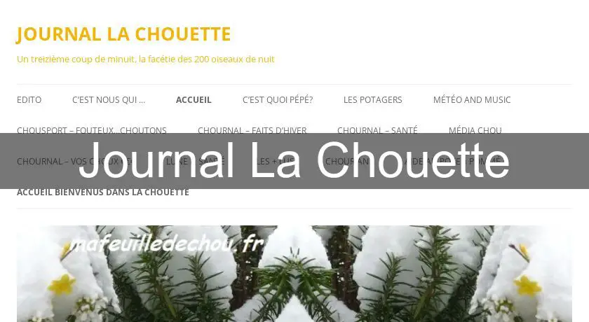 Journal La Chouette