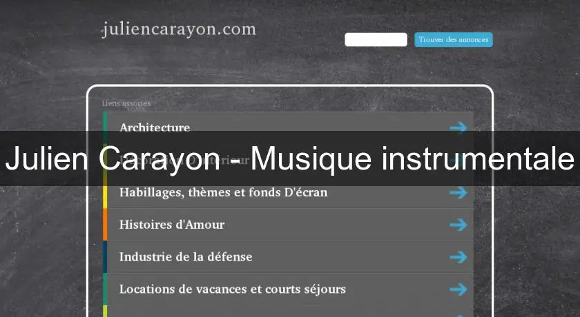 Julien Carayon - Musique instrumentale