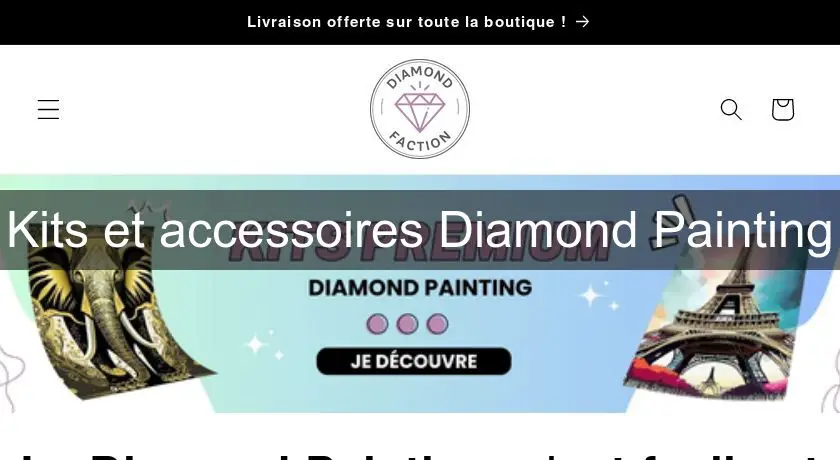 Kits et accessoires Diamond Painting