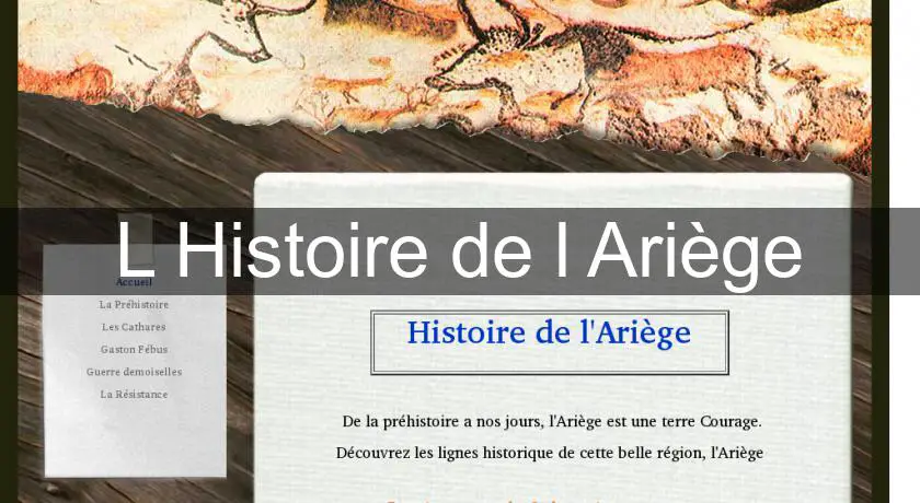 L'Histoire de l'Ariège