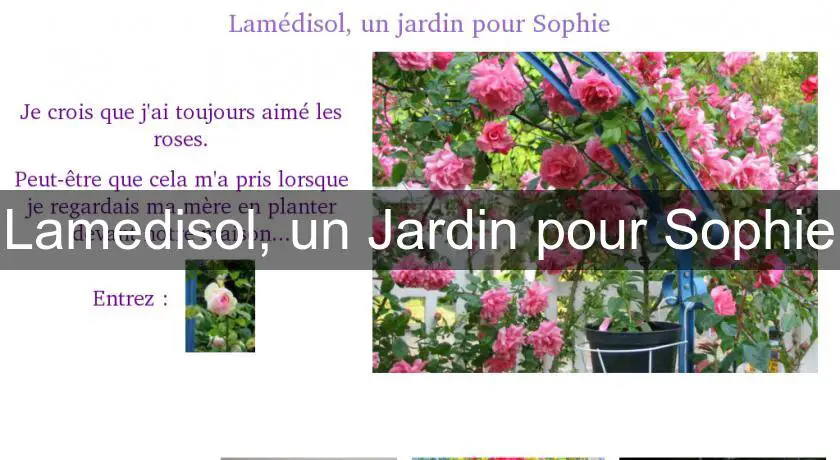 Lamedisol, un Jardin pour Sophie
