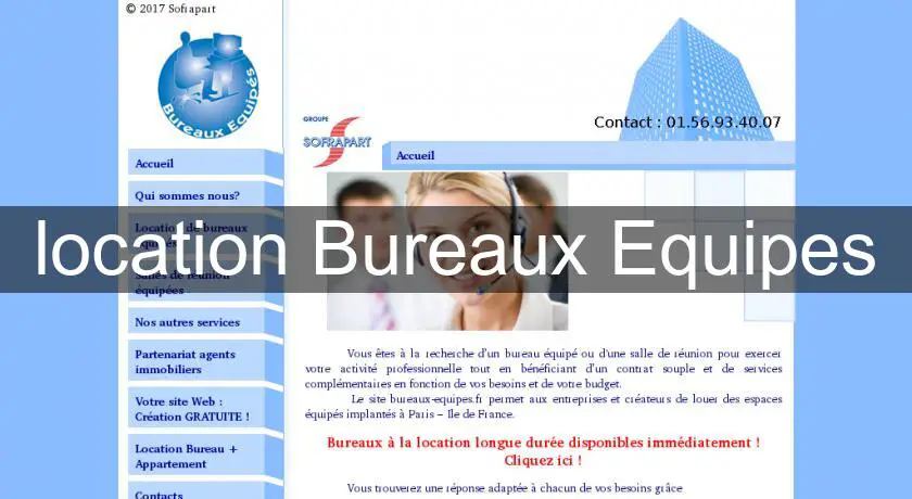 location Bureaux Equipes