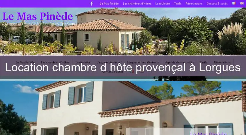 Location chambre d'hôte provençal à Lorgues