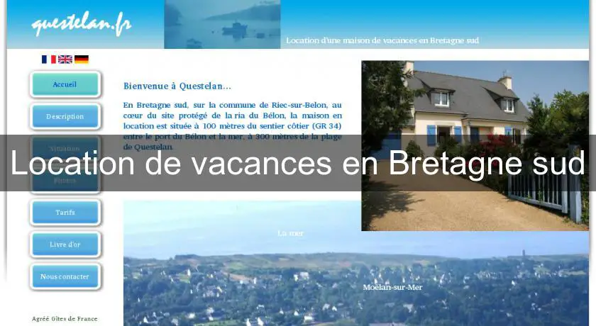 Location de vacances en Bretagne sud