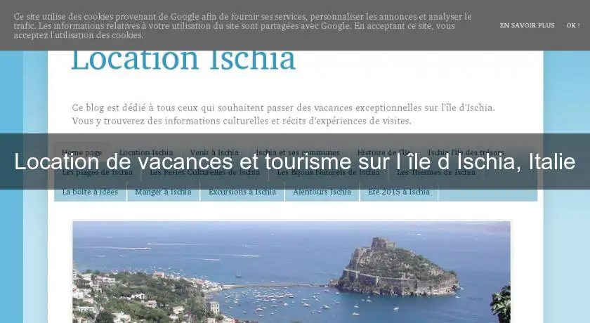Location de vacances et tourisme sur l'île d'Ischia, Italie