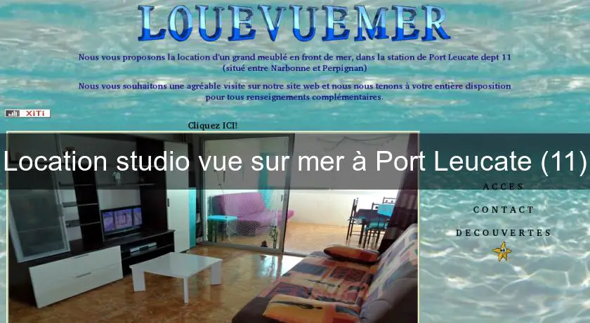 Location studio vue sur mer à Port Leucate (11)