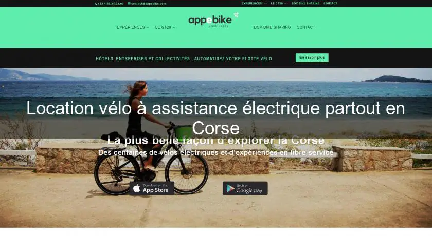 Location vélo à assistance électrique partout en Corse