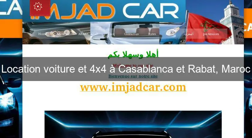 Location voiture et 4x4 à Casablanca et Rabat, Maroc
