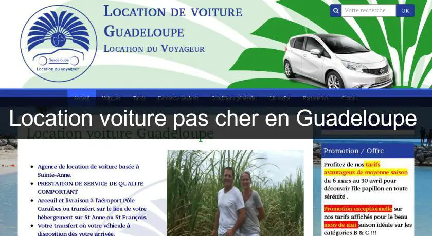 Location voiture pas cher en Guadeloupe 