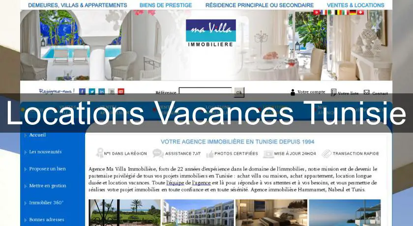 Locations Vacances Tunisie