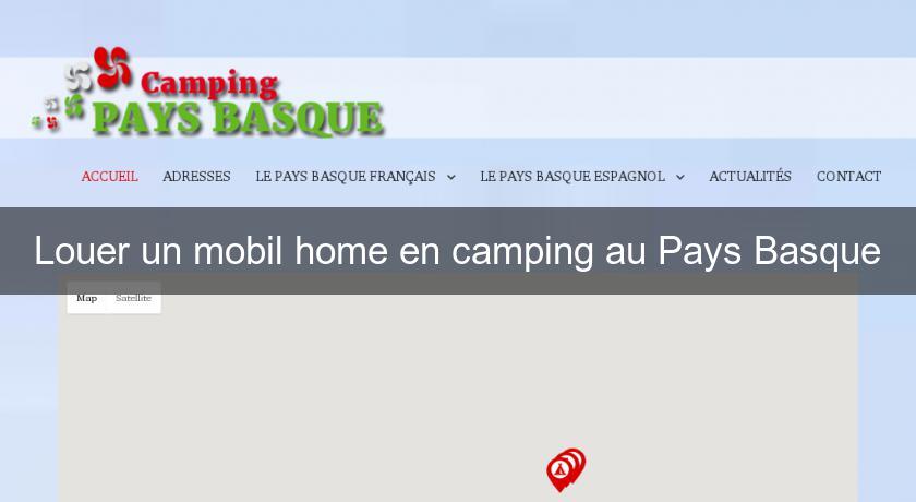 Louer un mobil home en camping au Pays Basque